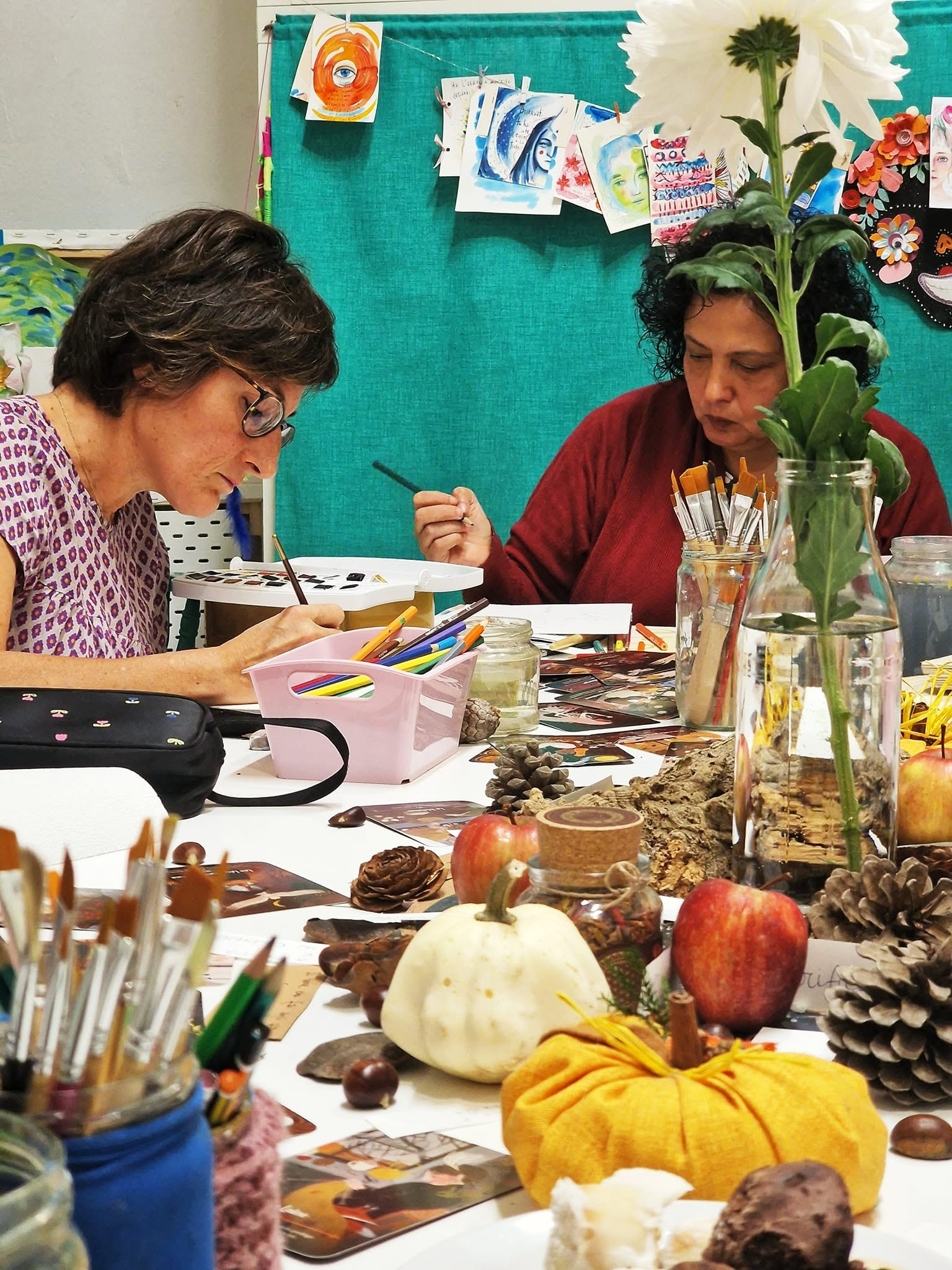 Pittura per l’anima — La materia dei sogni - fotografia del laboratorio 4